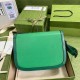 Gucci Horsebit 1955 Small Shoulder Bag 602204 Green Leather