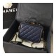 Chanel Quilted Caviar Small Vanity Case A93342