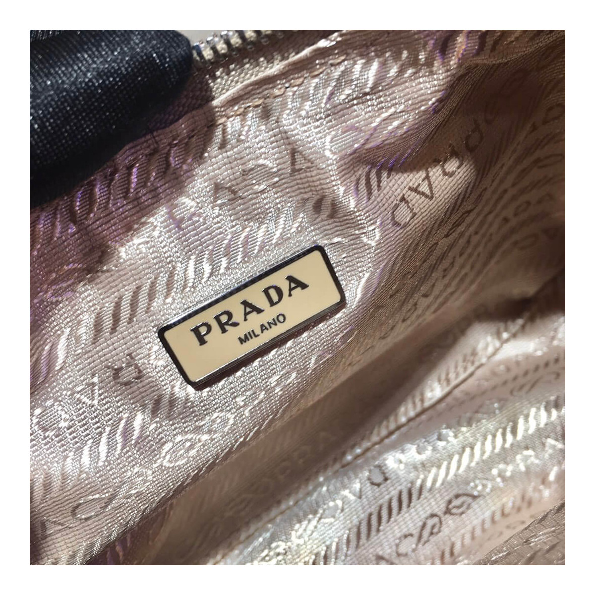 Prada Re-Edition 2005 Nylon And Saffiano Leather Hobo Bag 1NE204