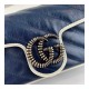 Gucci GG Marmont Super Mini Bag 574969 Blue