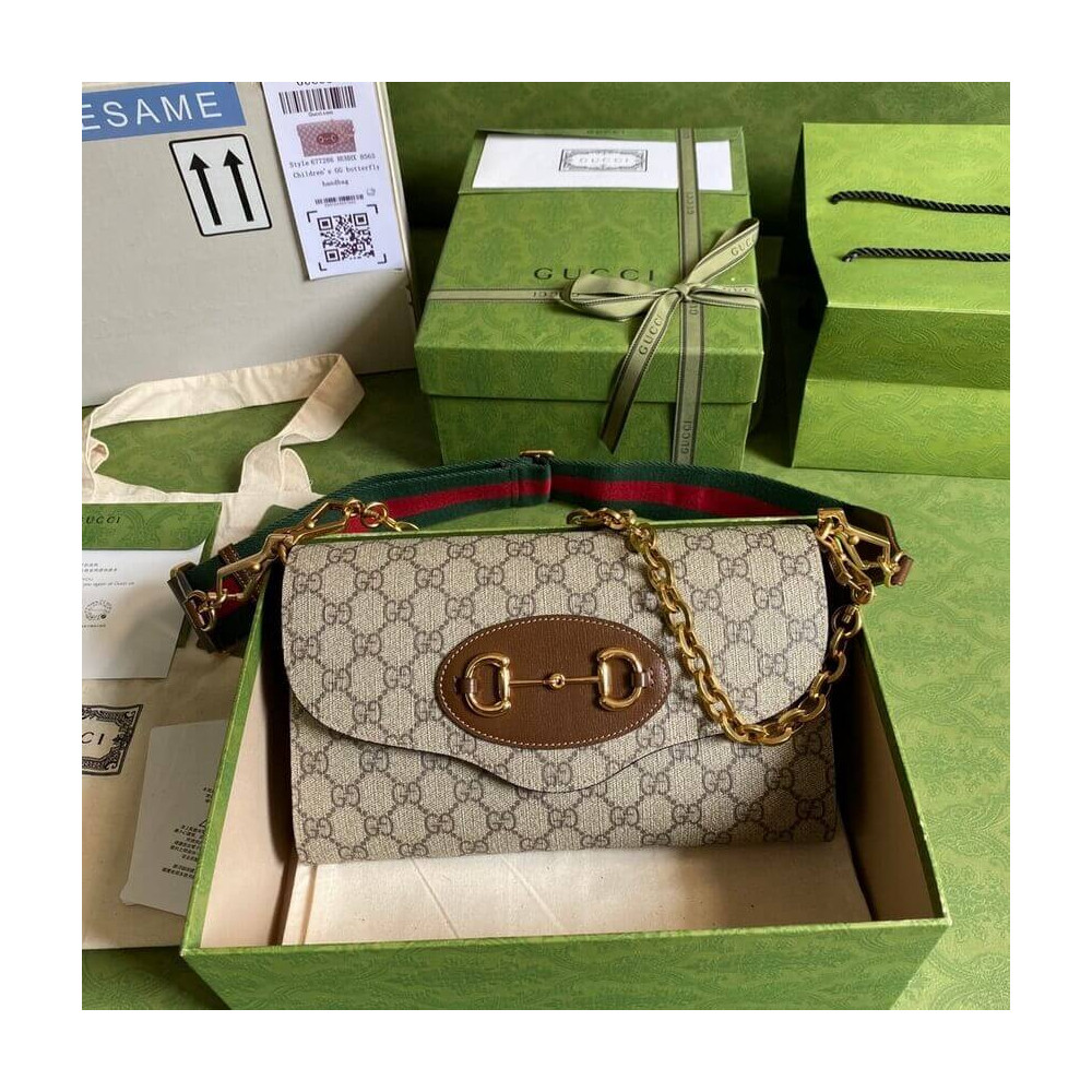 Gucci Horsebit 1955 Small Bag In GG Supreme 677286