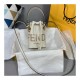 Fendi Mon Tresor Mini Logo-Print Leather Bucket Bag 8BS010