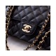 Chanel Caviar Calfskin Classic Flap Bag A01112 Black