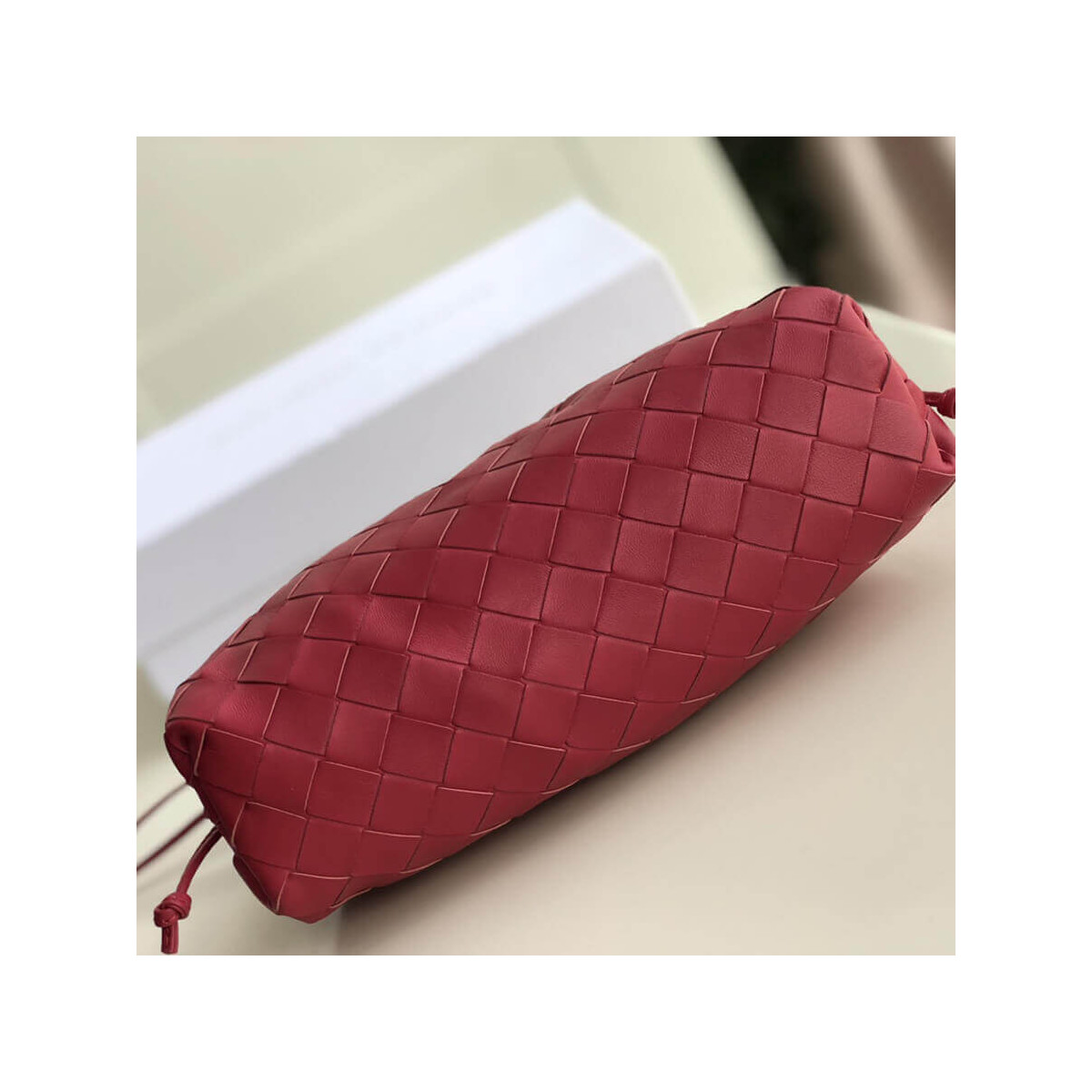 Bottega Veneta Woven Leather The Pouch 20 585852