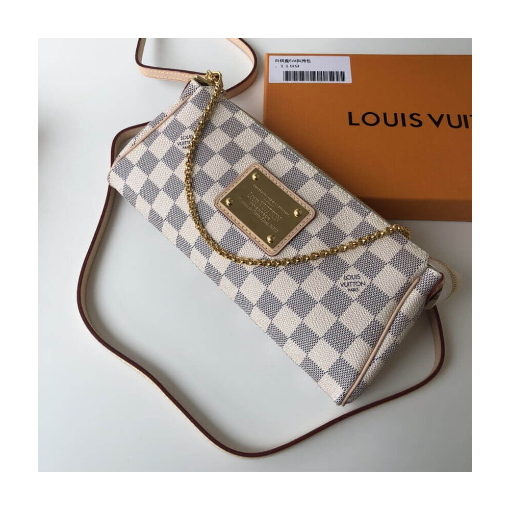 Louis Vuitton Damier Azur Canvas Eva Clutch N55214