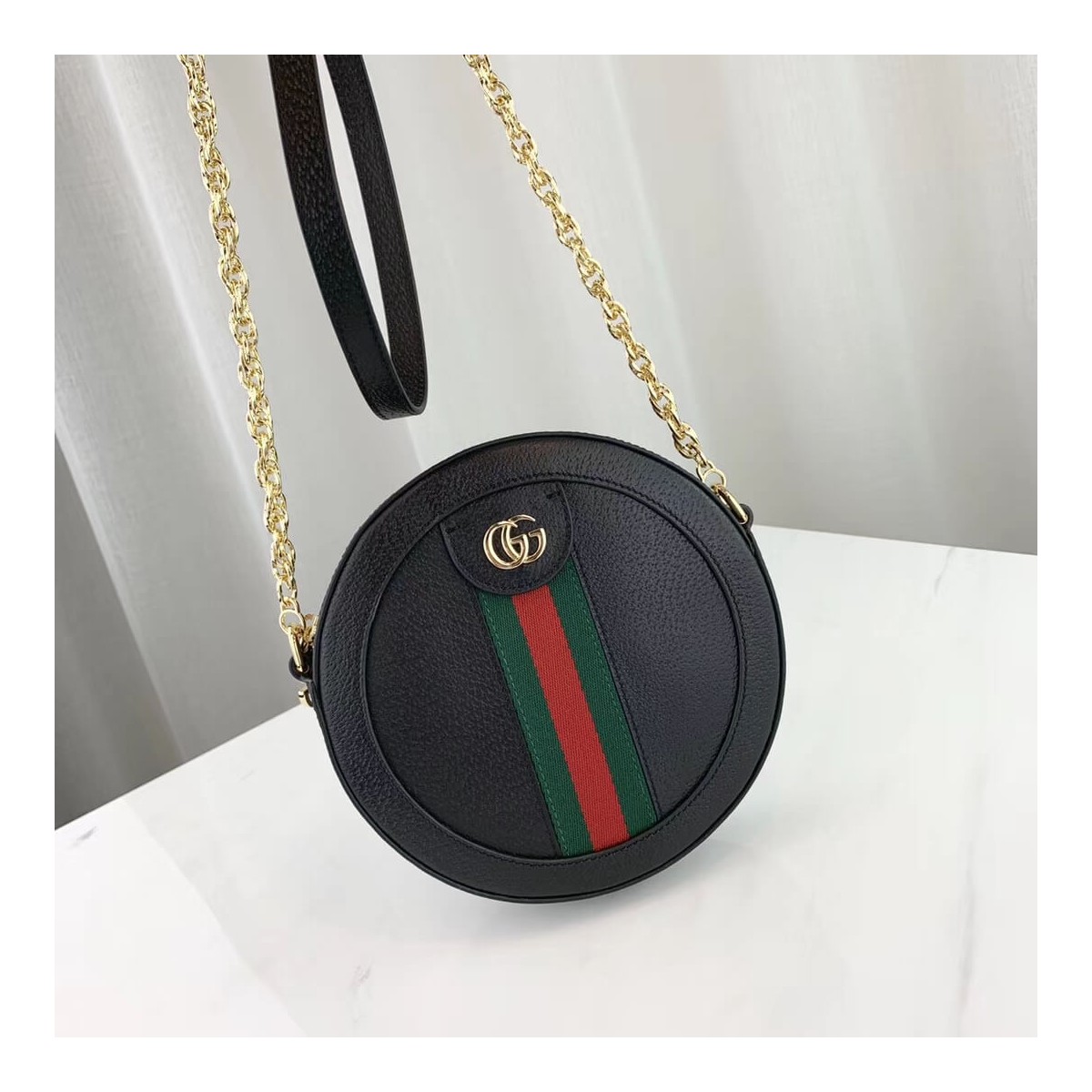 Gucci Ophidia Mini Round Shoulder Bag 550618