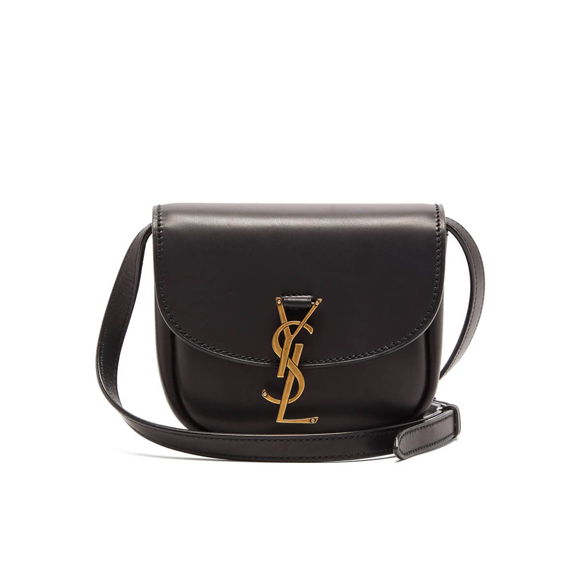 Saint Laurent Kaia YSL-Plaque Mini Leather Satchel 623097