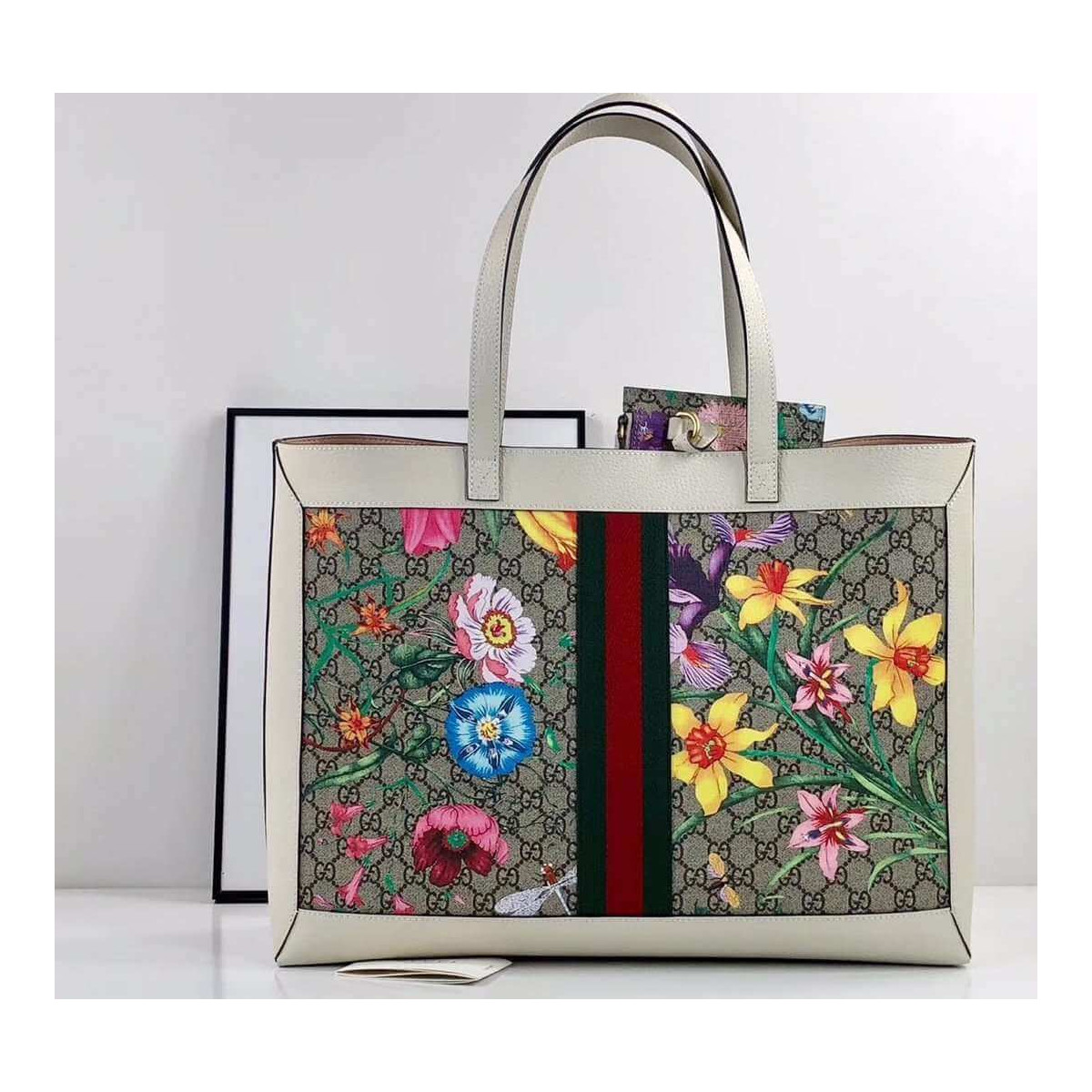 Gucci Ophidia GG Flora Medium Tote 547947