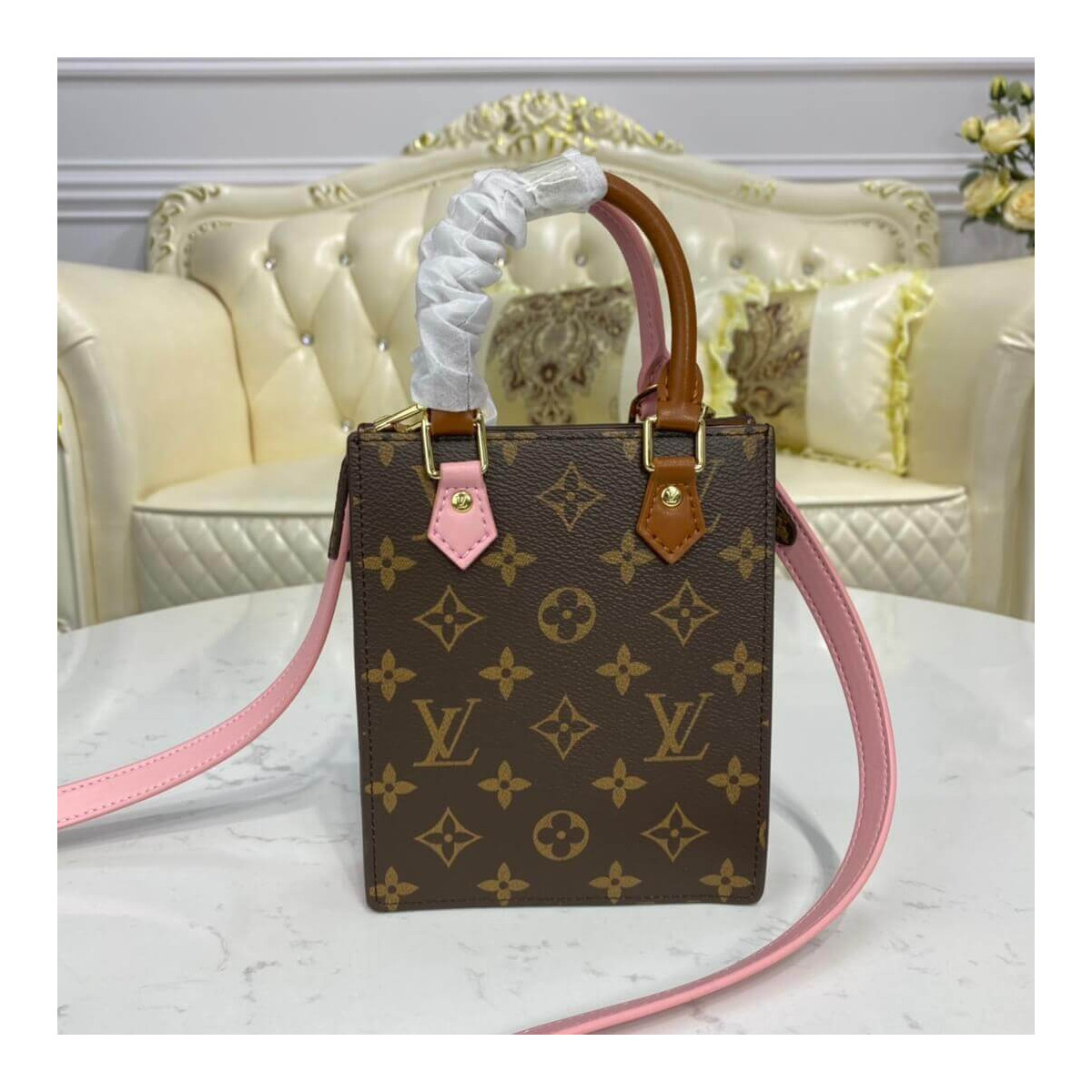 Louis Vuitton Petit Sac Plat M69442 With Bear Print