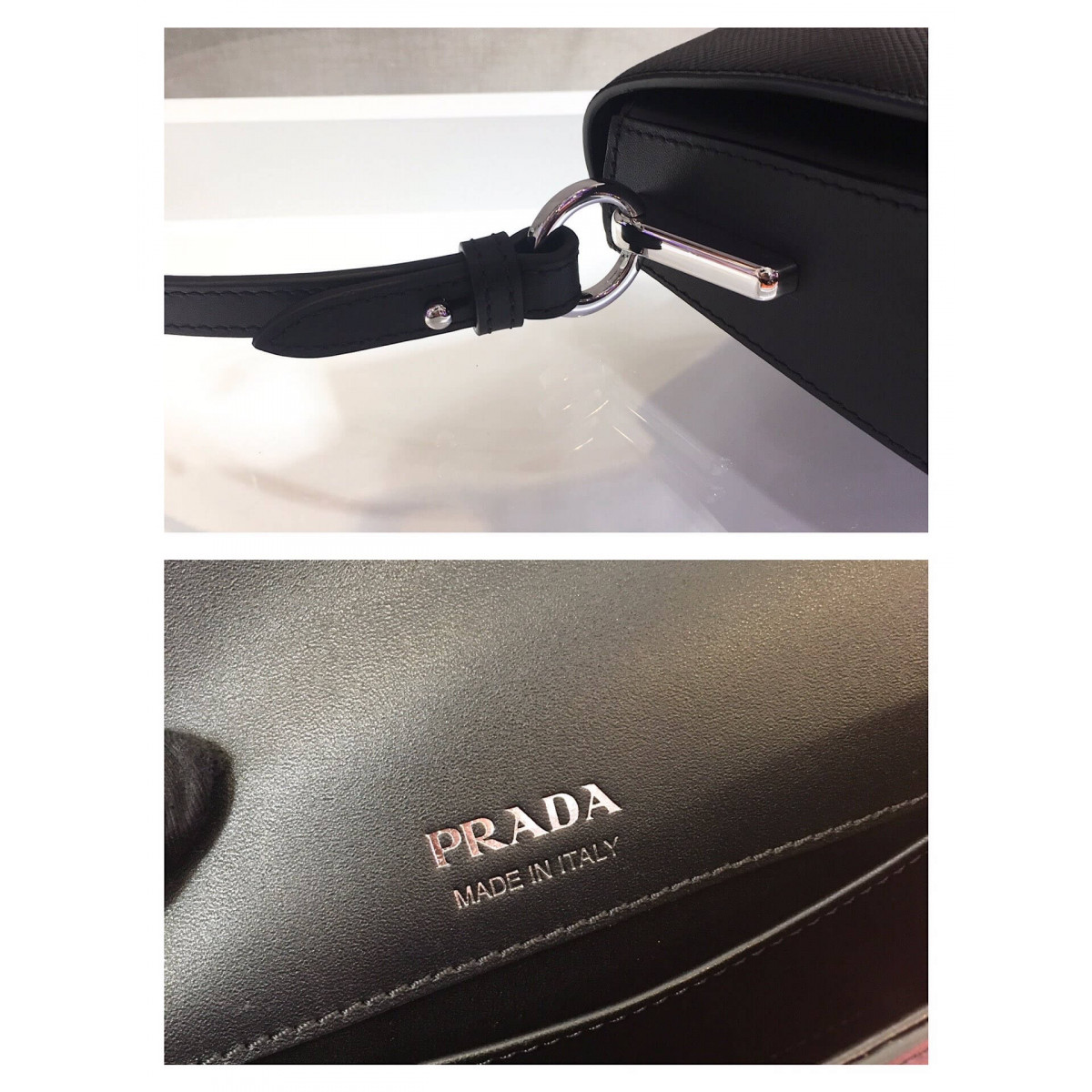 Prada Saffiano Leather Shoulder Bag 1BD249