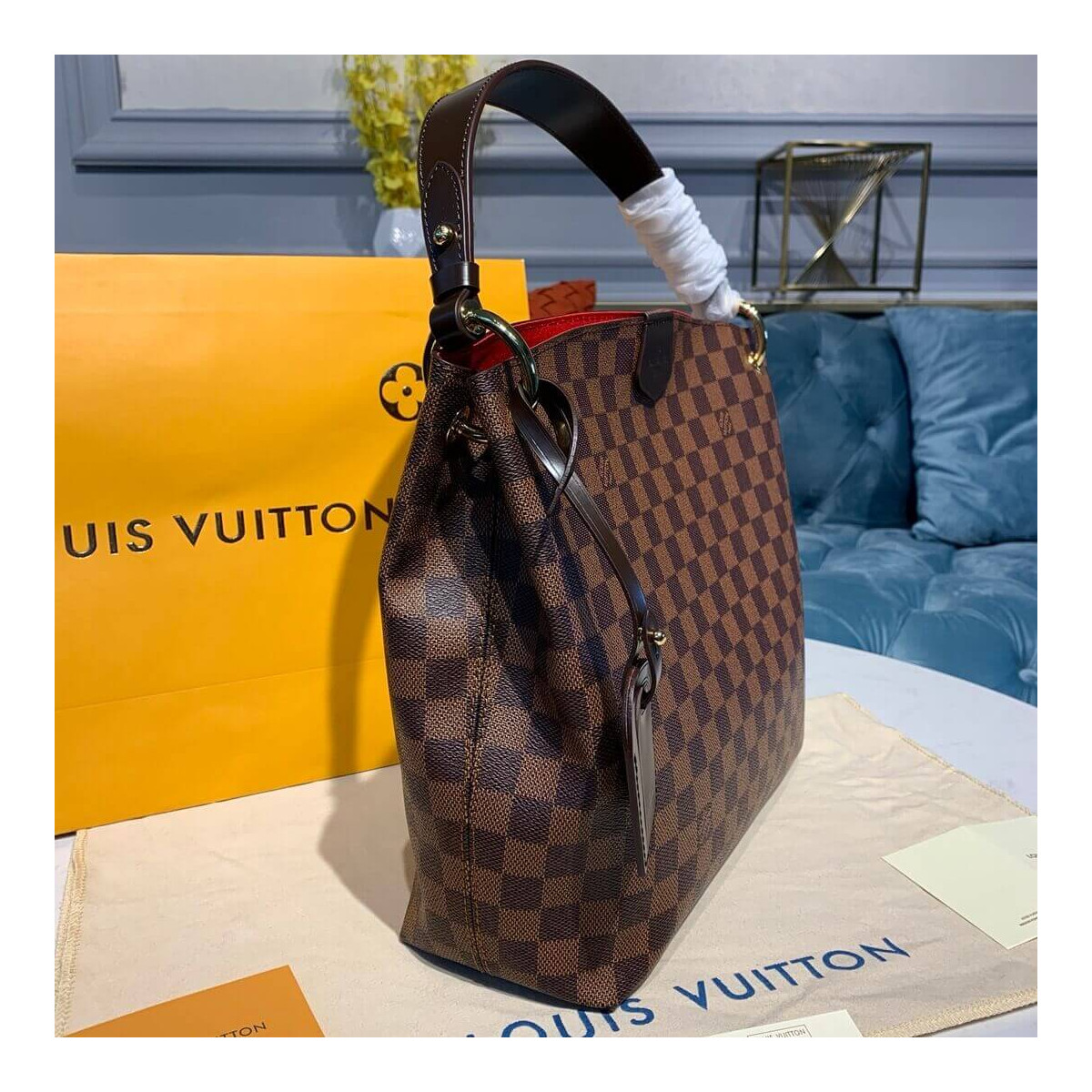 Louis Vuitton Damier Ebene Canvas Graceful PM N44044