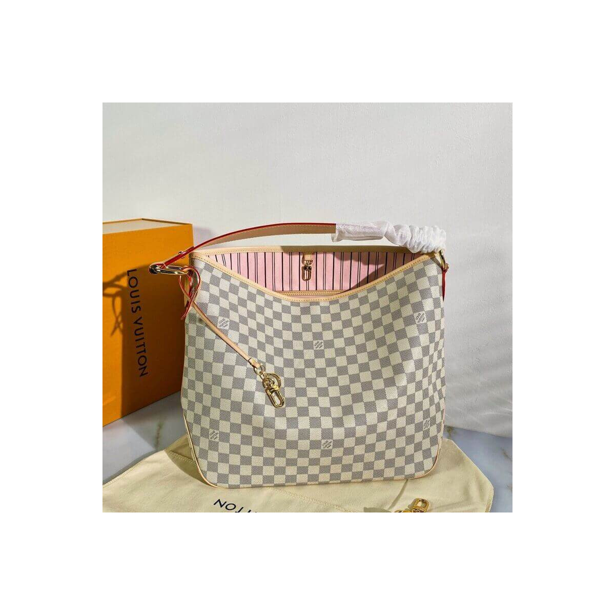 Louis Vuitton Damier Azur Canvas Delightful MM N41448