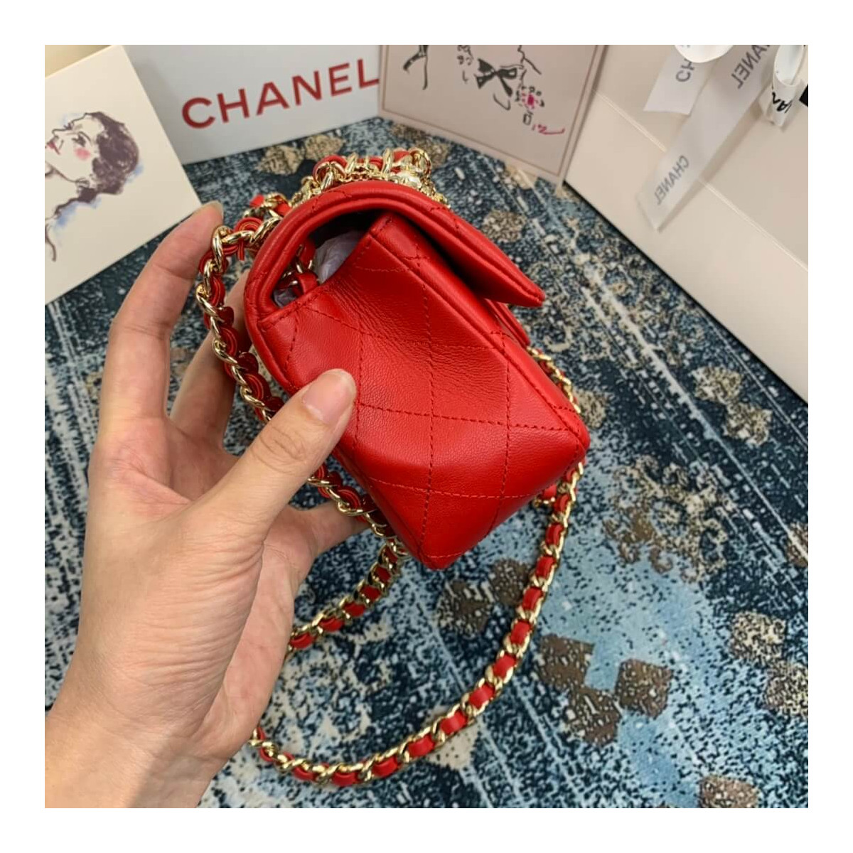 Chanel Lambskin Flap Bag AS2326