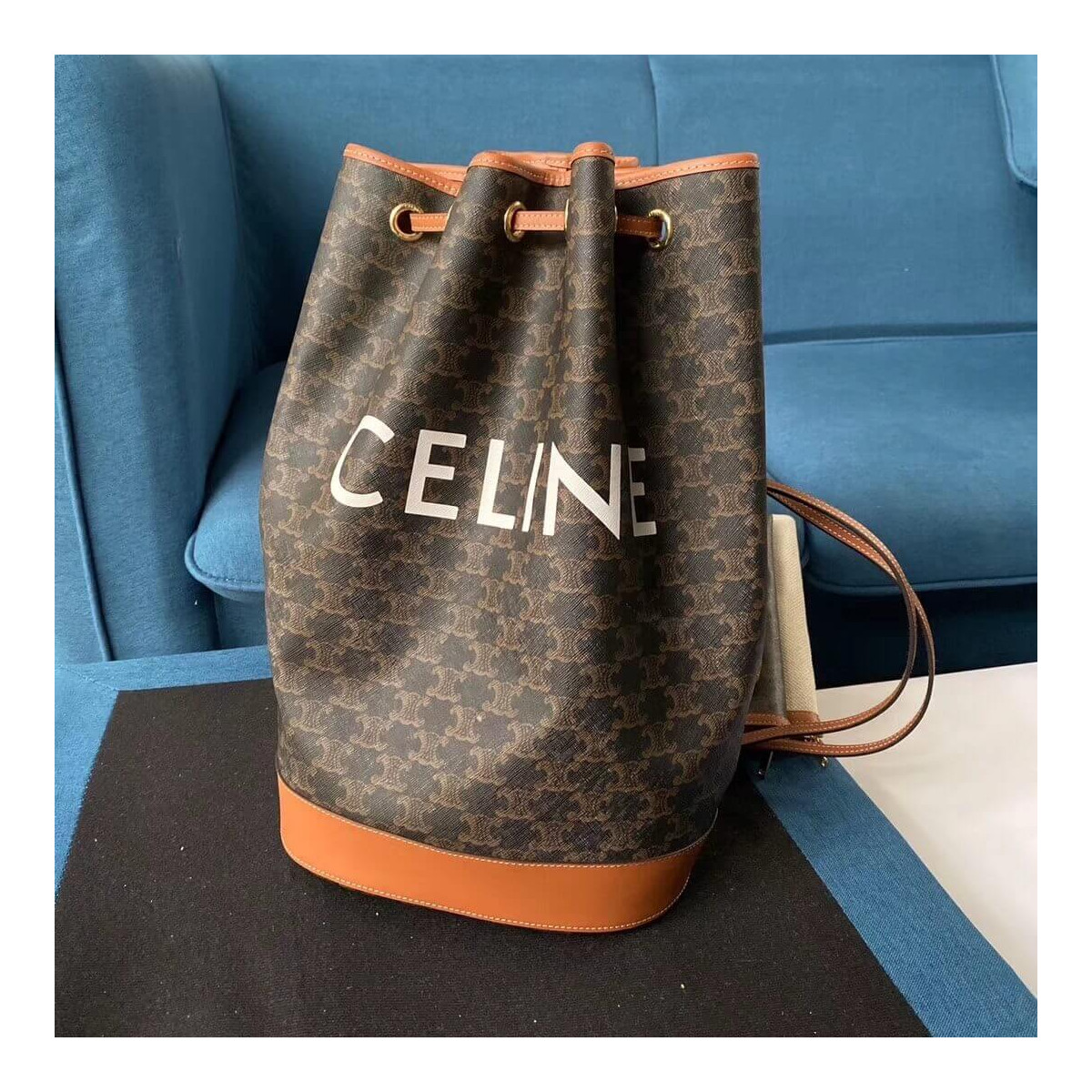 Celine Medium Sailor Bag In Triomphe Canvas 191532