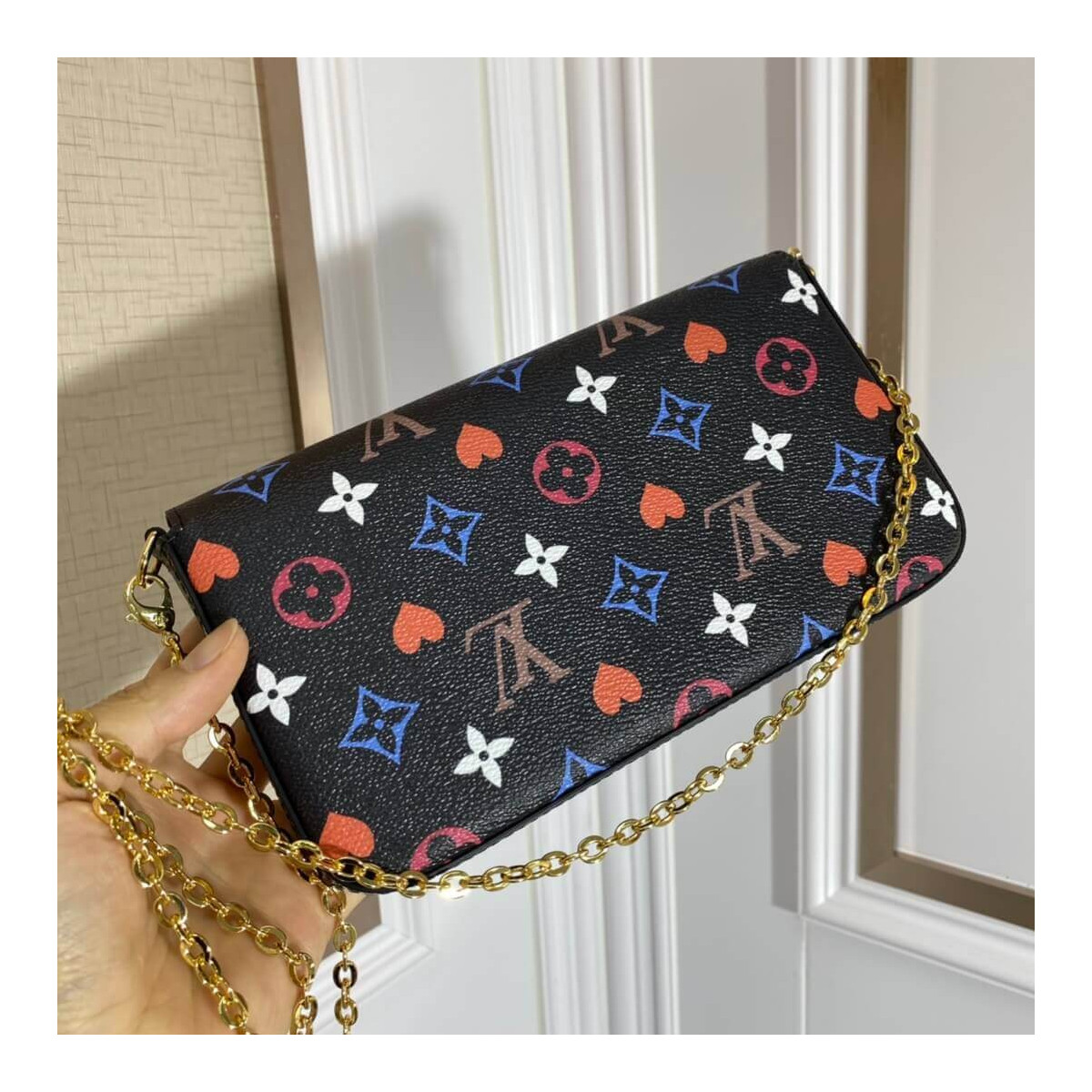 Louis Vuitton Monogram Multicolor Felicie Pochette M61276