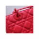 Dior Medium Lady Dior Bag in Ultramatte Cannage Calfskin M0565