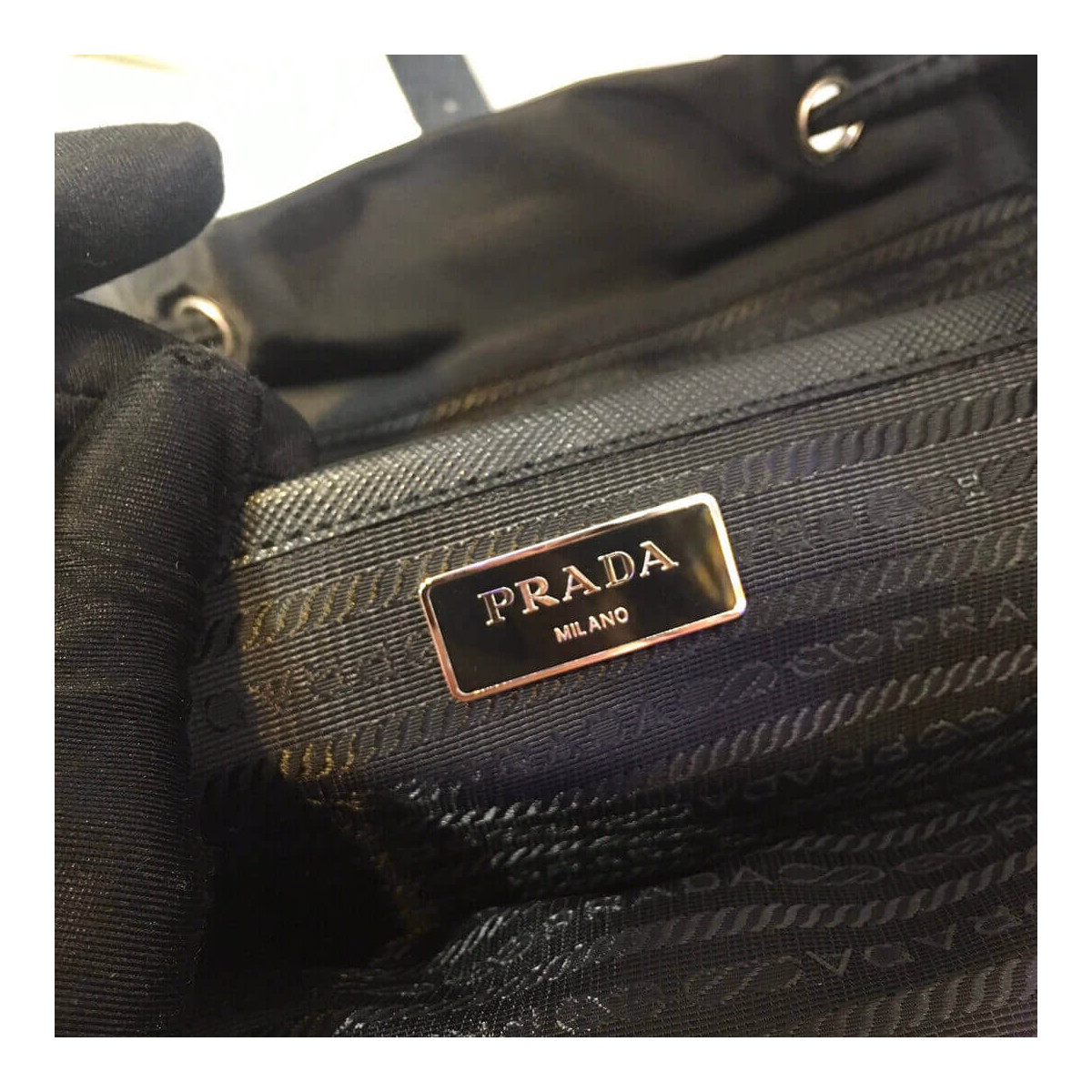 Prada Medium Nylon Backpack 1BZ811