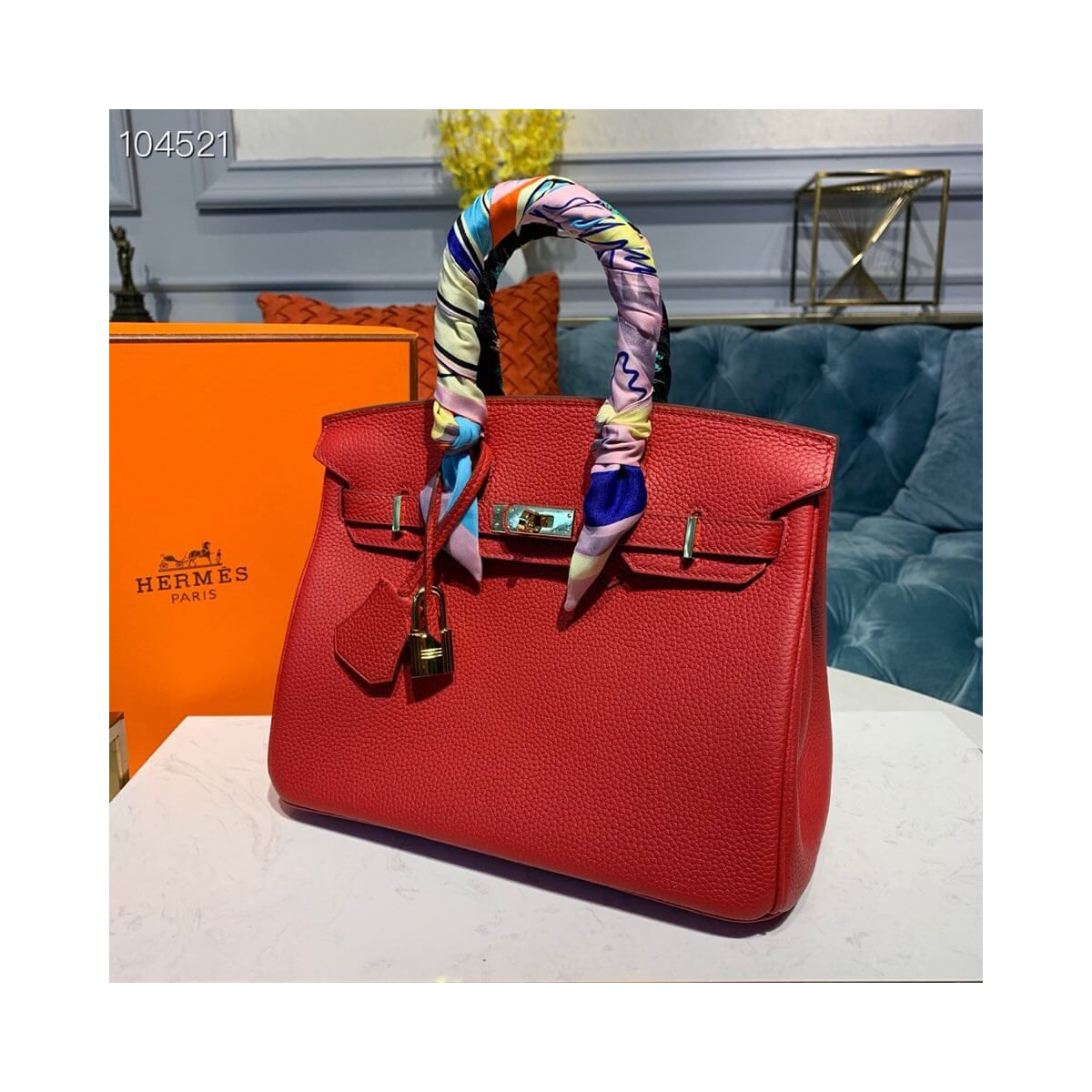 Hermes Original Togo Birkin 25cm Gold Hardware