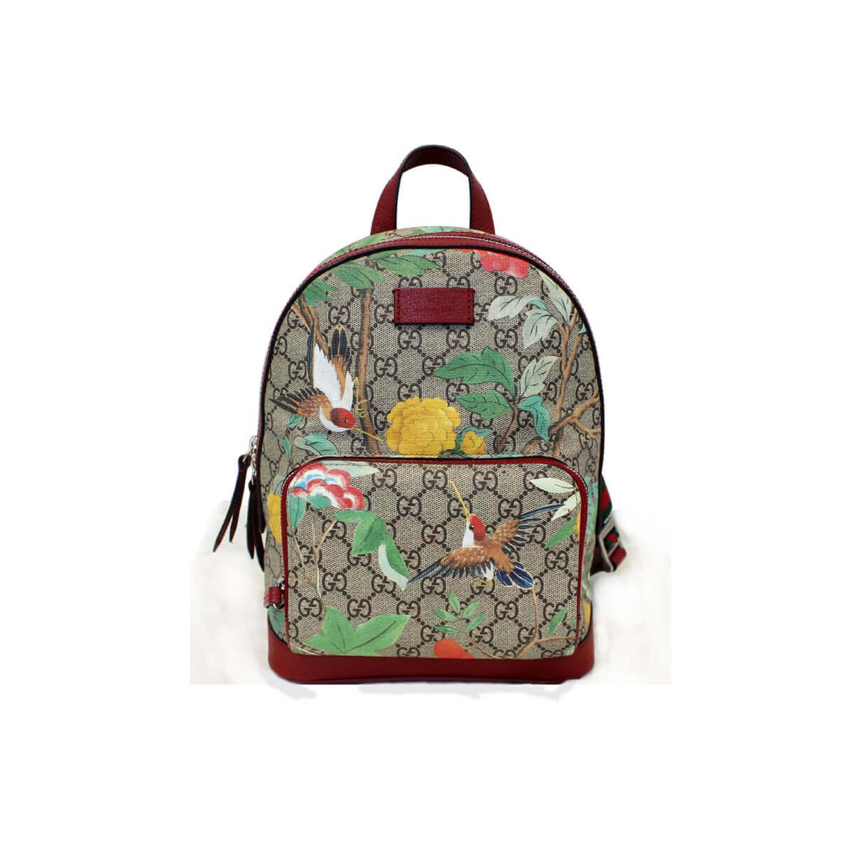 Gucci GG Supreme Monogram Tian Animal Print Backpack 427042