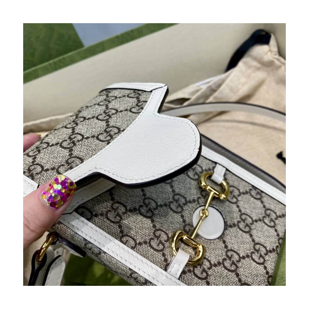 Gucci GG Supreme Horsebit 1955 Mini Bag 625615