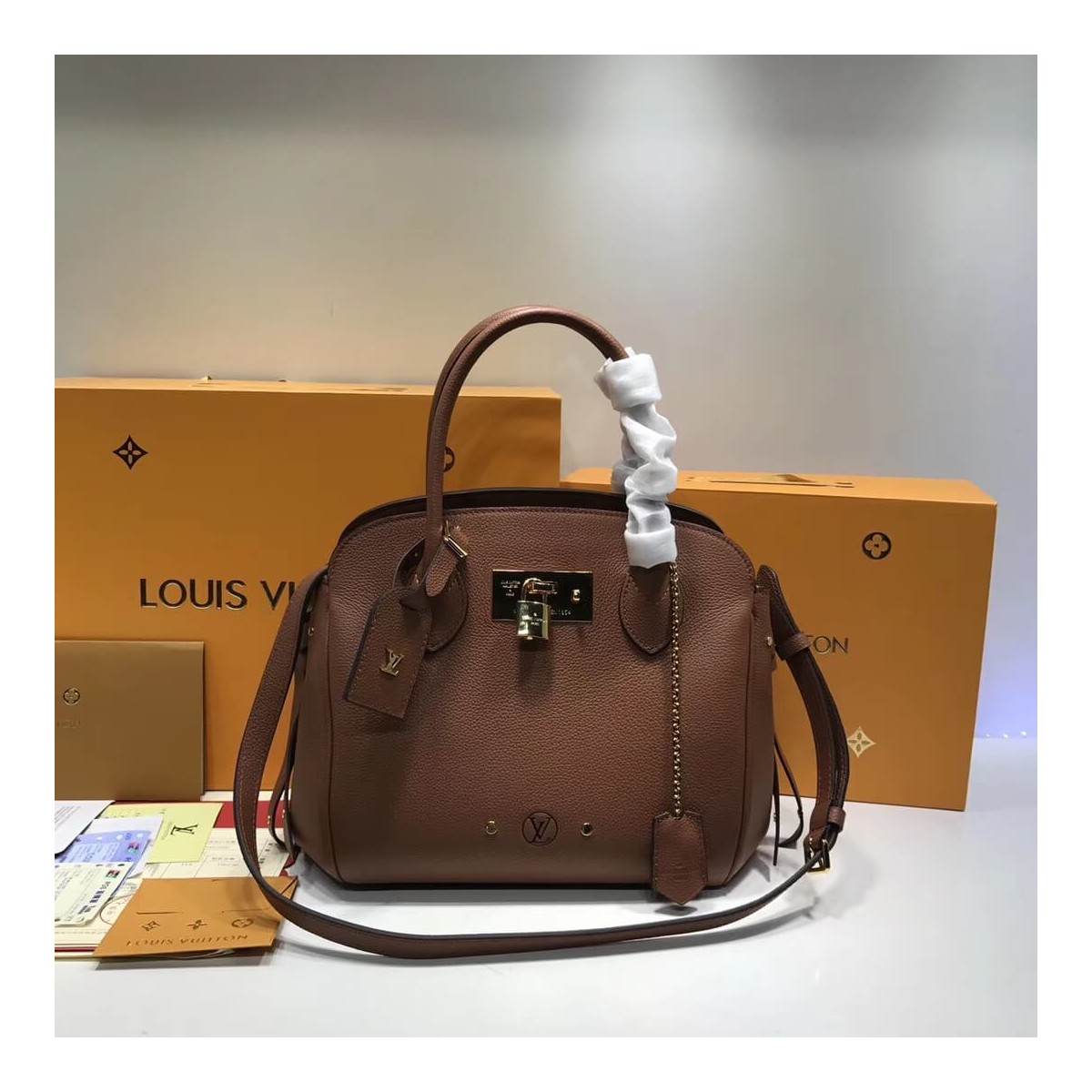 Louis Vuitton Calf Leather Milla PM M51684