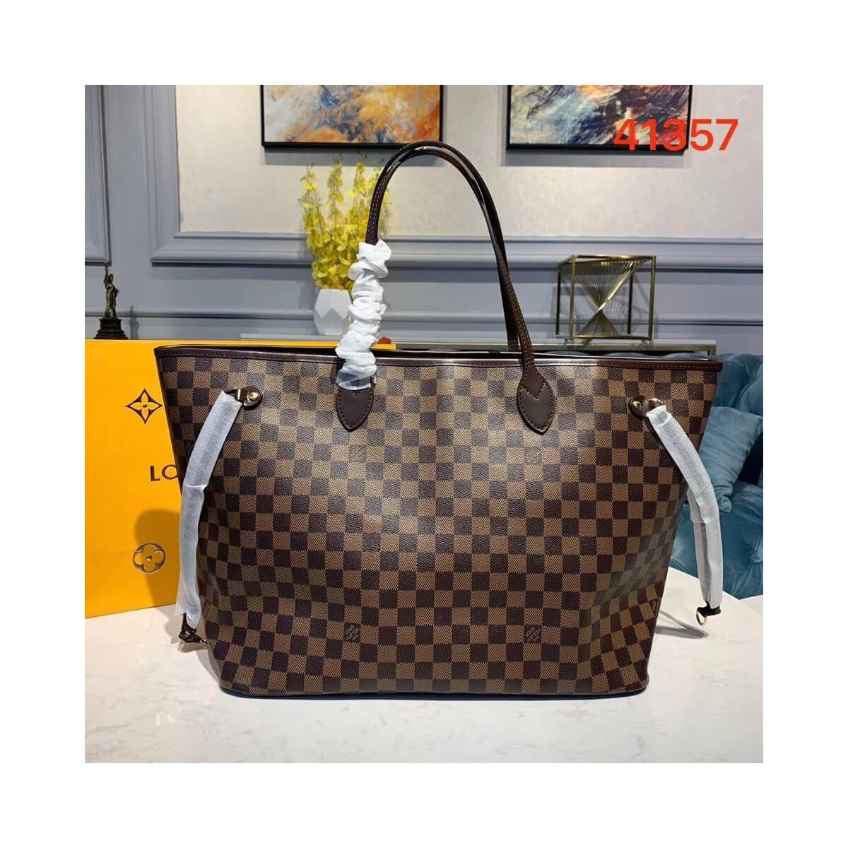 Louis Vuitton Damier Canvas Neverfull GM N41357