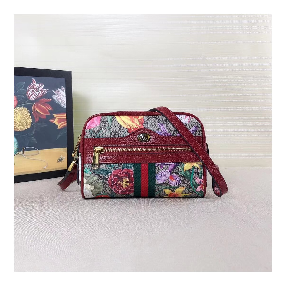 Gucci Ophidia GG Flora Mini Bag 517350