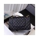 Chanel Caviar Calfskin Classic Flap Bag A01112 Black