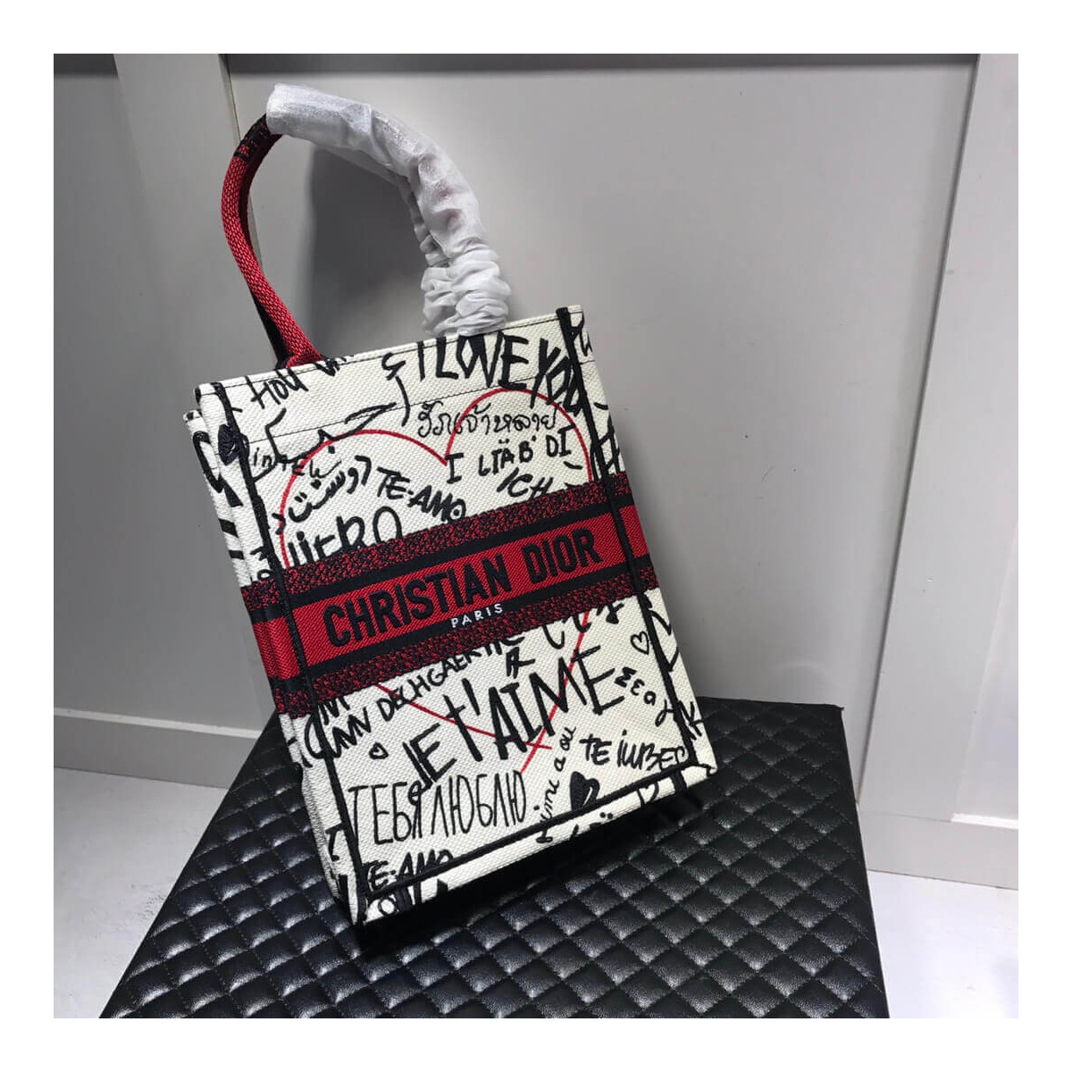 Dior Dioramour Vertical Book Tote Bag M1272