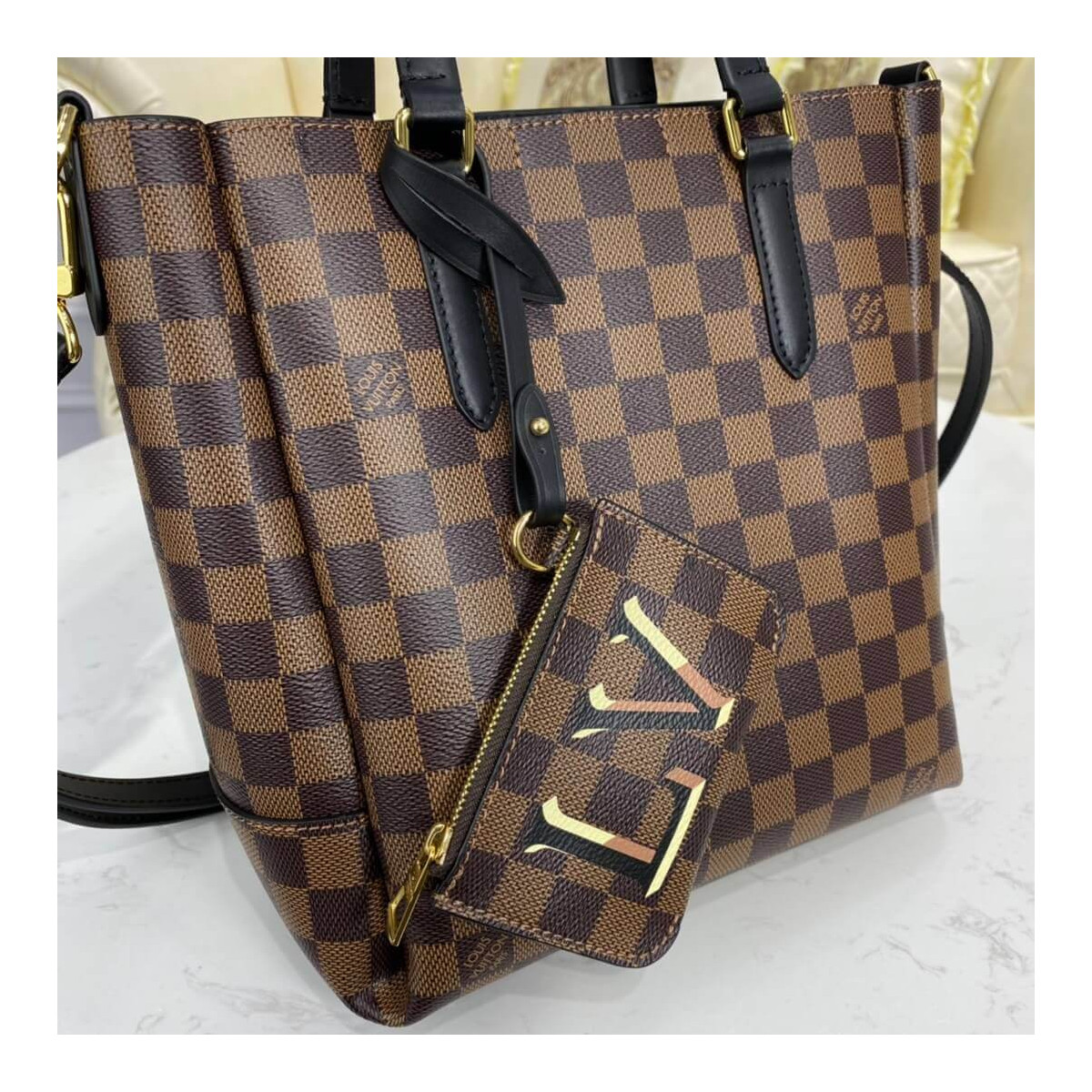 Louis Vuitton Damier Belmont PM N60297 N60348