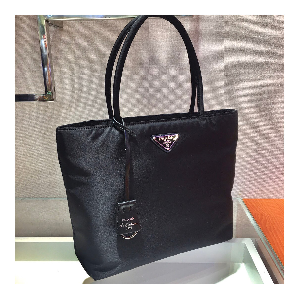 Prada Tesuto Shopping Tote Bag 1BG320