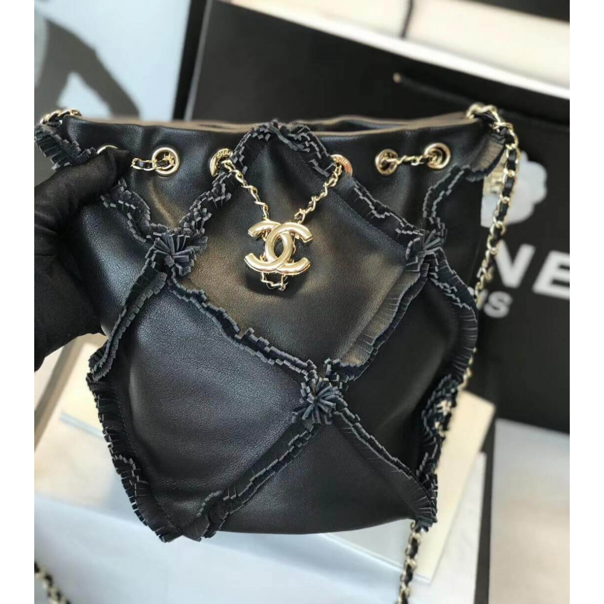 Chanel Drawstring Bag AS1503