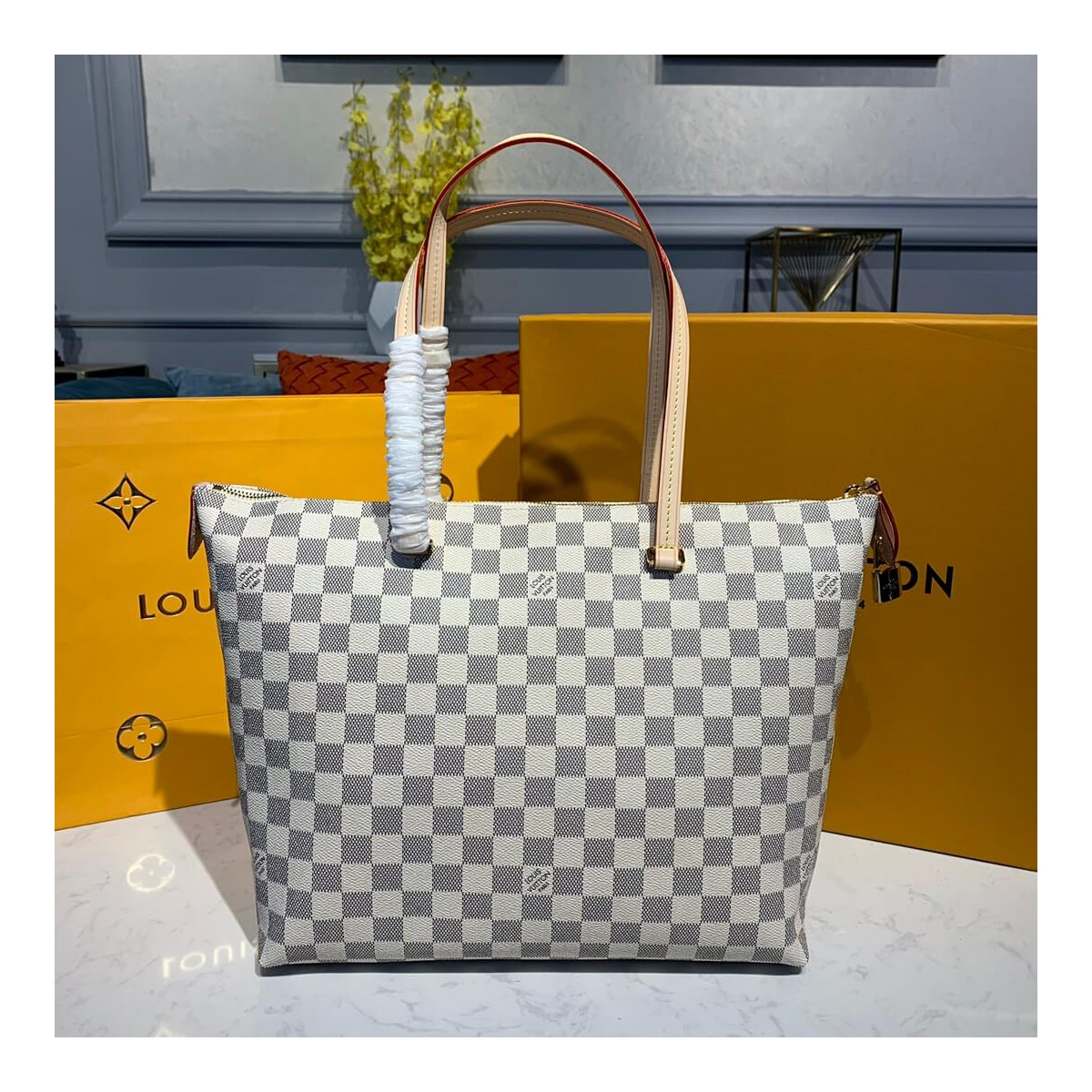 Louis Vuitton Damier Azur Canvas Iéna MM N44040