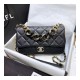 Chanel Flap Bag With Large Bi-Color Chain AS1353