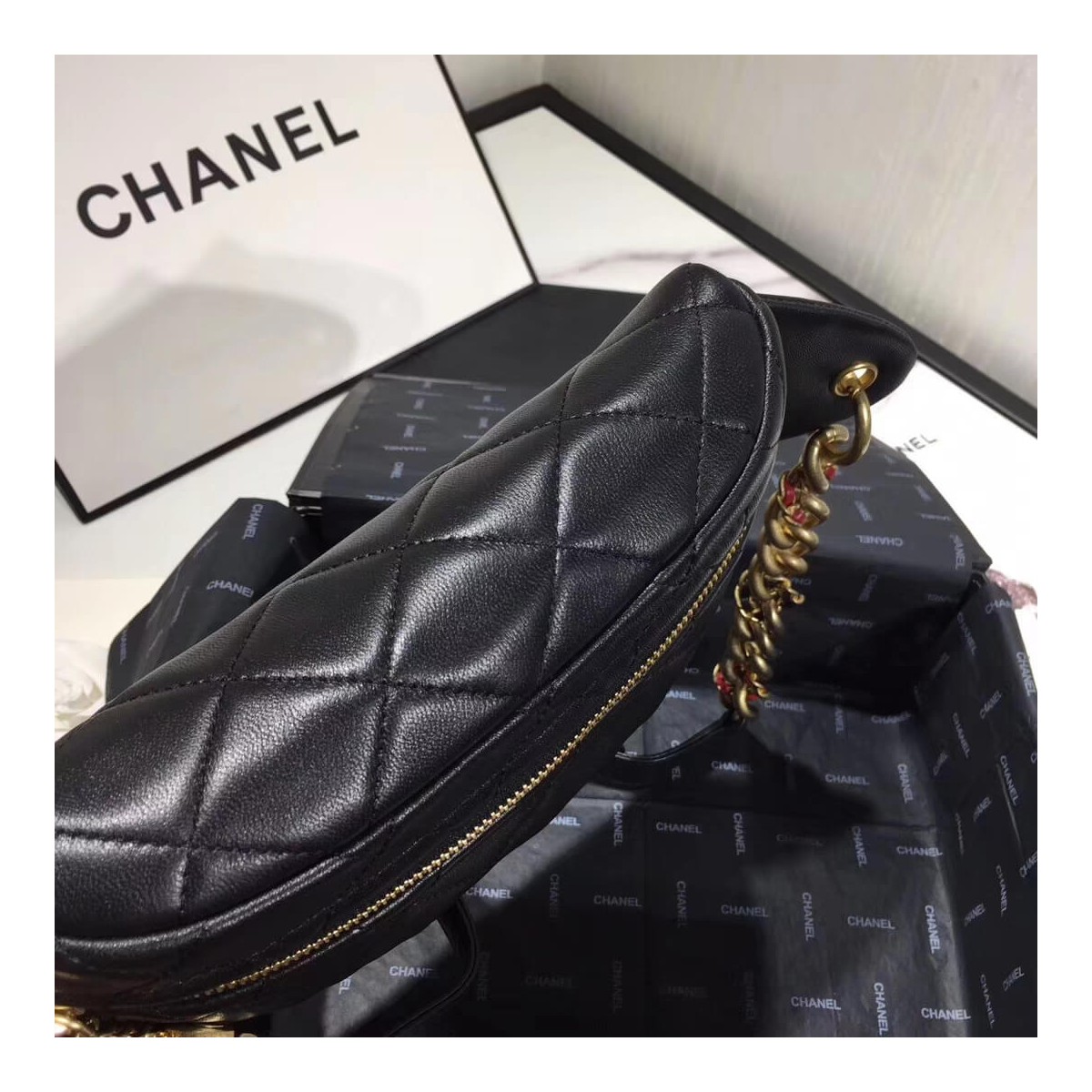 Chanel Lambskin Waist Bag AS0940