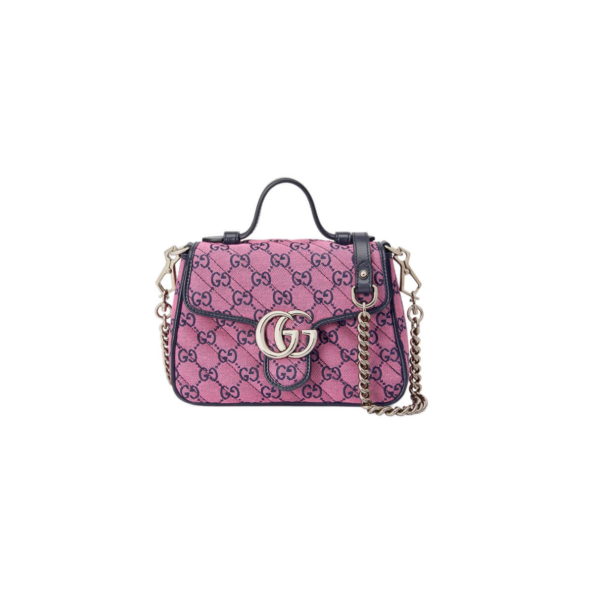 Gucci GG Marmont Multicolor Mini Top Handle Bag 583571