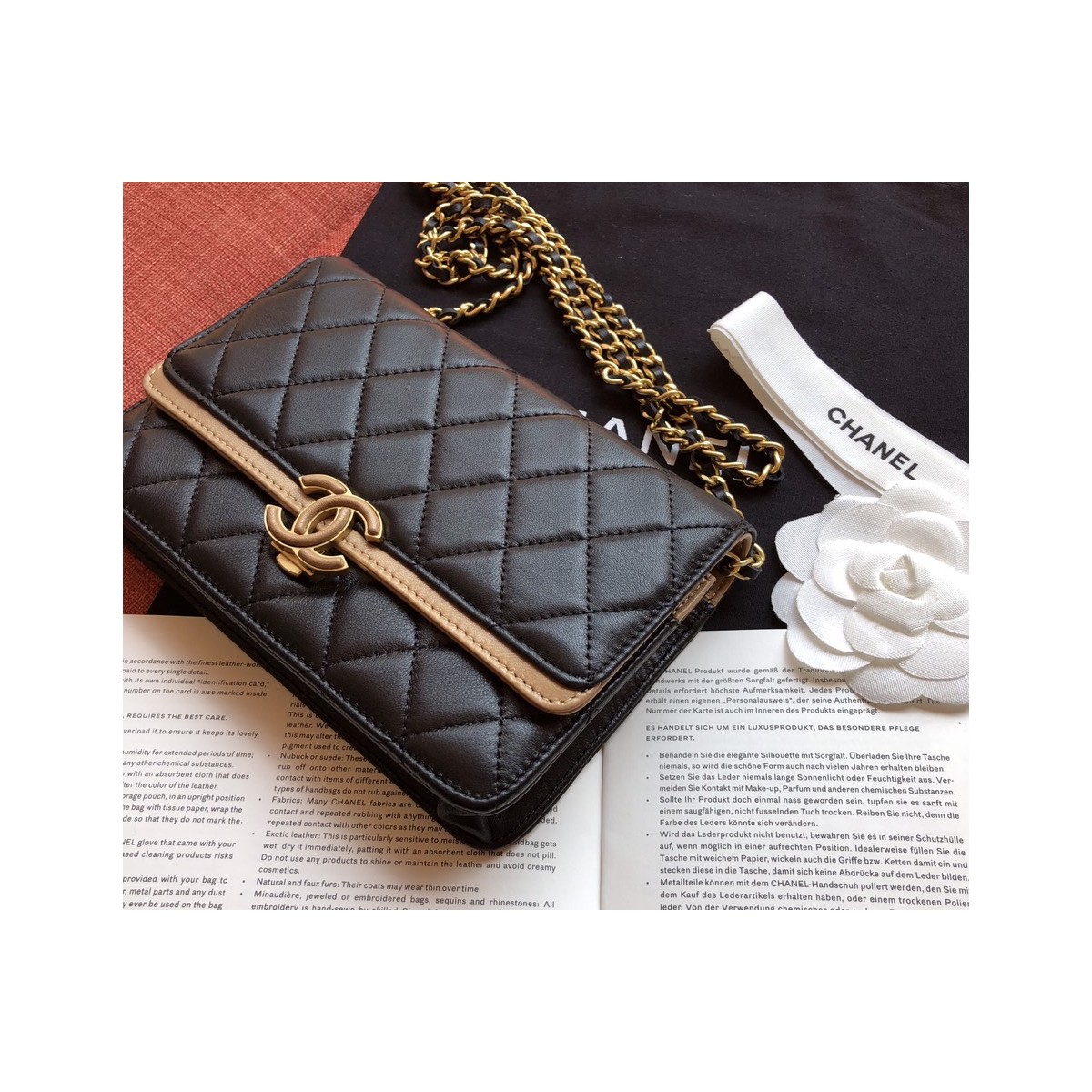 Chanel Small Flap Bag A57275 Black/Gold