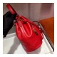 Prada Duet Leather Shoulder Bag 1BH038