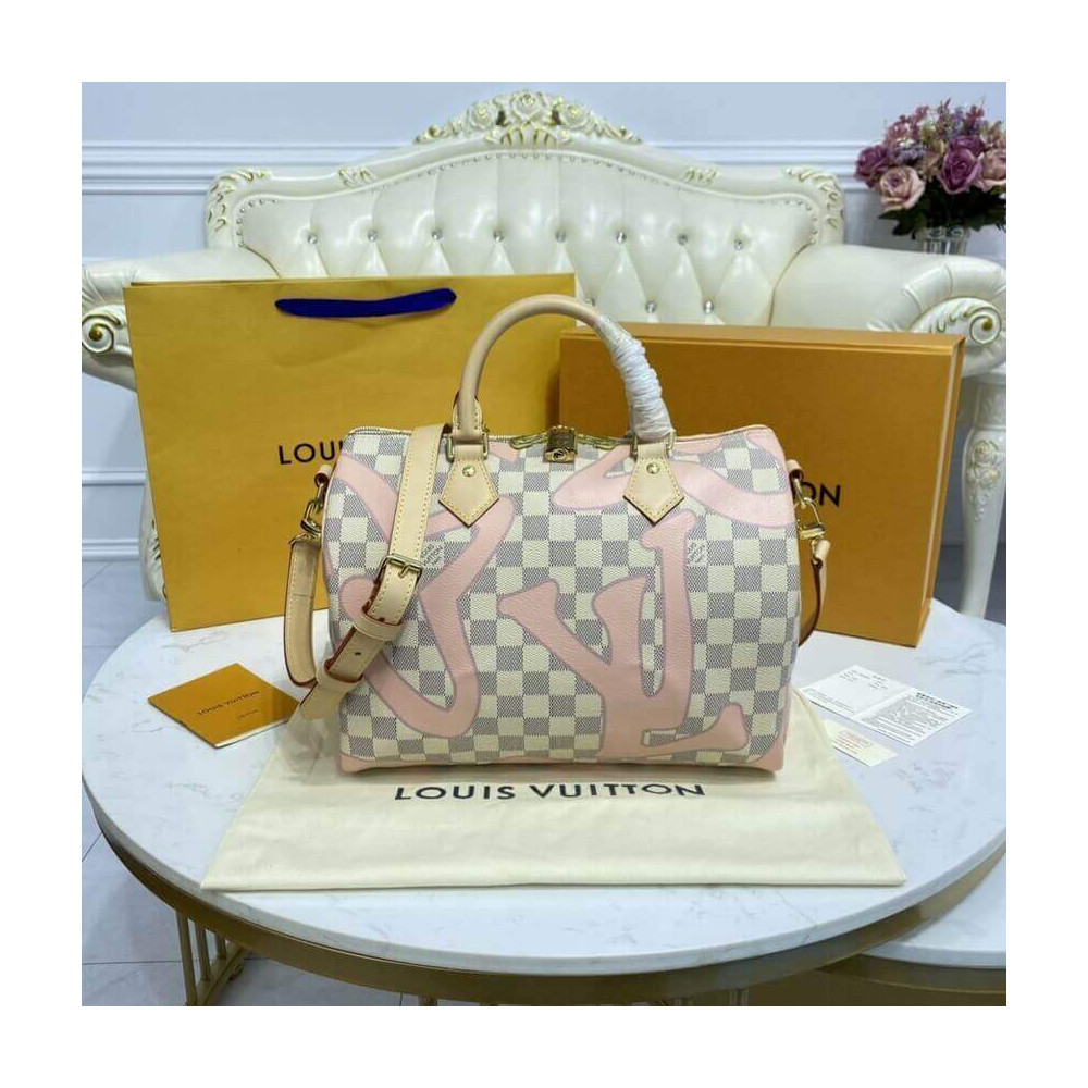 Louis Vuitton Damier Azur Speedy Bandouliere 30 N41052