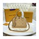 Louis Vuitton Alma BB Monogram Metal in Beige M58638