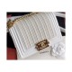 Chanel Imitation Pearls Small Boy Chanel Handbag A67085