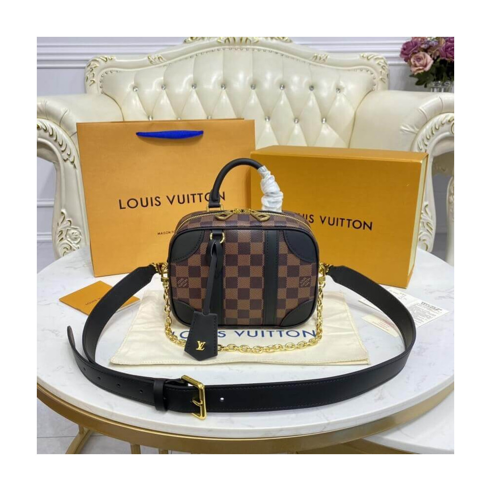 Louis Vuitton Damier Azur Valisette Souple BB N50063