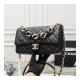 Chanel Flap Bag With Large Bi-Color Chain AS1354