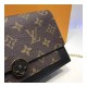 Louis Vuitton Monogram Canvas Flore Chain Wallet M67404 M67405