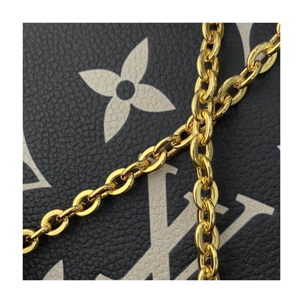 Louis Vuitton Bicolor Monogram Empreinte Leather Felicie Pochette M80482