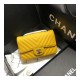 Chanel Chevron Caviar Leathe 20cm Classic Flap Bag 1116