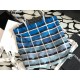 Chanel Printed Fabric Foldable Tote Bag With Chain AP2095 Blue