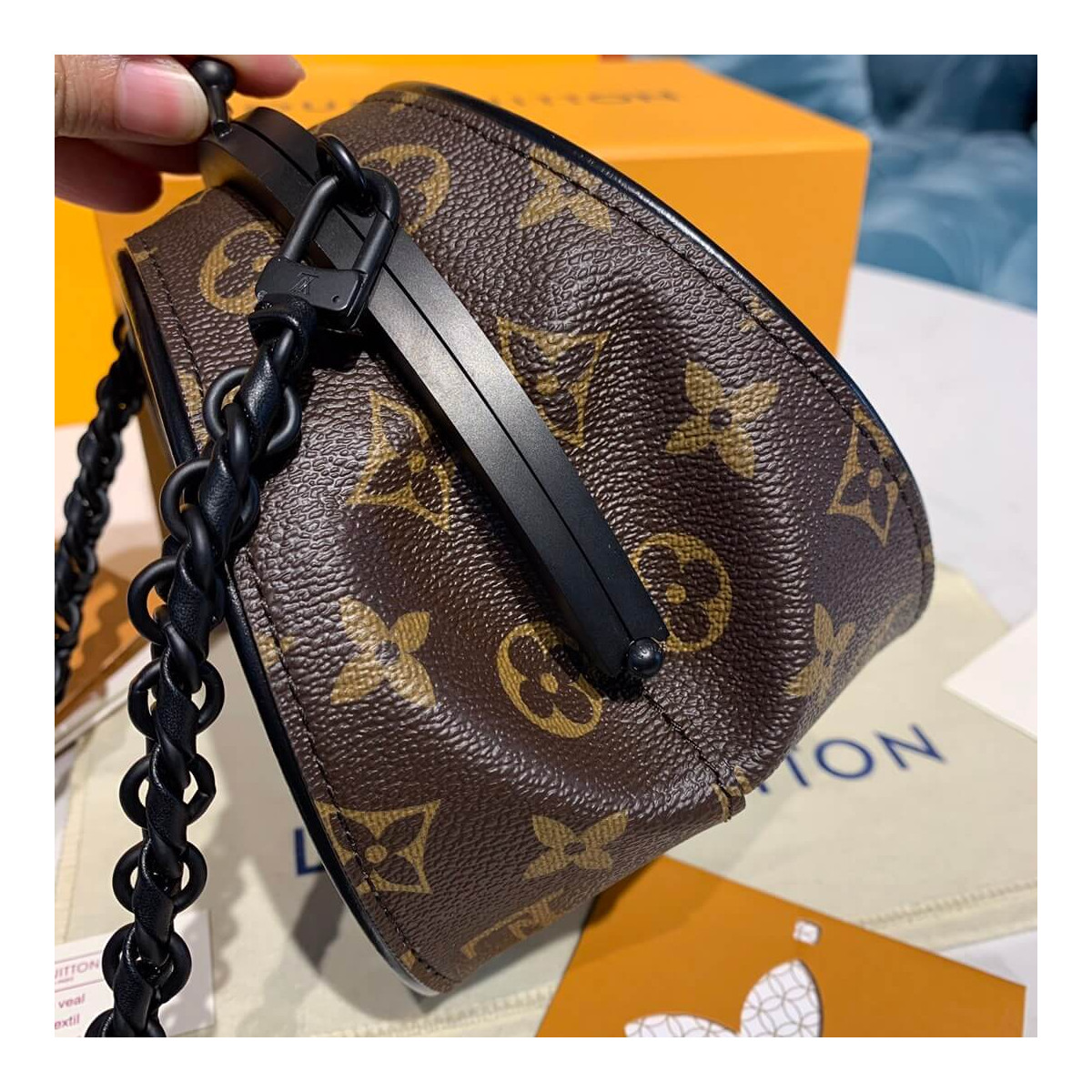 Louis Vuitton Monogram Reverse Canvas Boursicot BC M45280