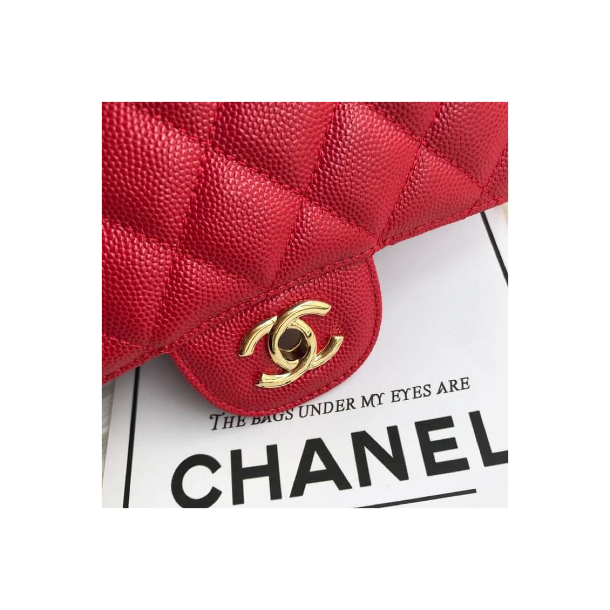 Chanel Caviar Calfskin 20cm Classic Flap Bag 1116