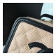 Chanel Quilted Caviar Small Vanity Case A93342